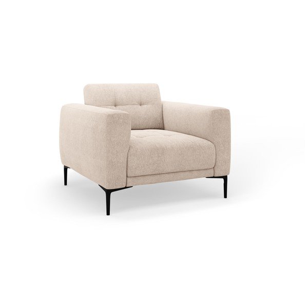 Svetlo rjav fotelj Bemy – Micadoni 