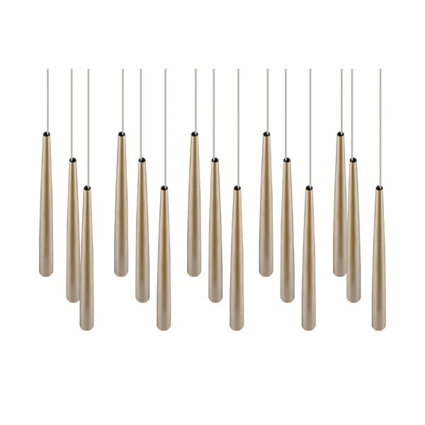 LED viseča svetilka v zlati barvi Cala – Trio Select-image-2