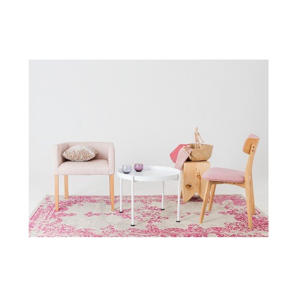 Bela dodatna mizica Custom Form Hanna, ⌀ 60 cm-image-4