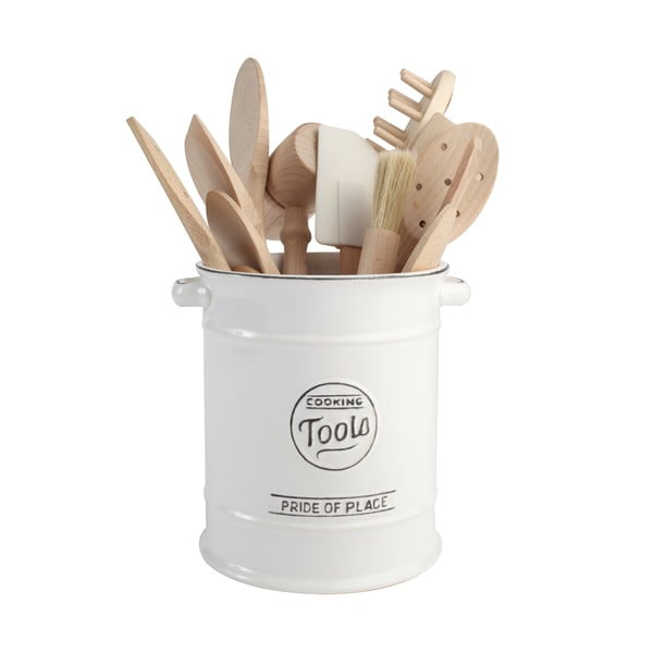 T&G Woodware Pride of Place bela keramična škatla za kuhinjske pripomočke-image-1