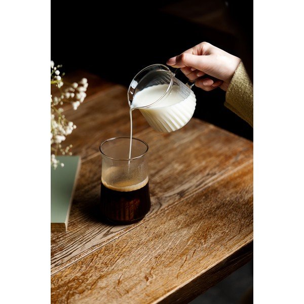 Steklen vrč za mleko 280 ml Mia – Vialli Design-image-1