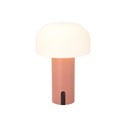 Bela/rožnata LED namizna svetilka (višina 22,5 cm) Styles – Villa Collection
