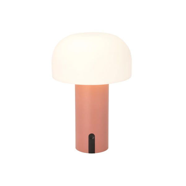 Bela/rožnata LED namizna svetilka (višina 22,5 cm) Styles – Villa Collection