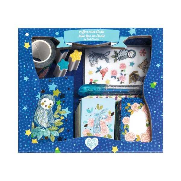 Komplet za pisanje pisem Mini Elodie Box - Djeco-image-1