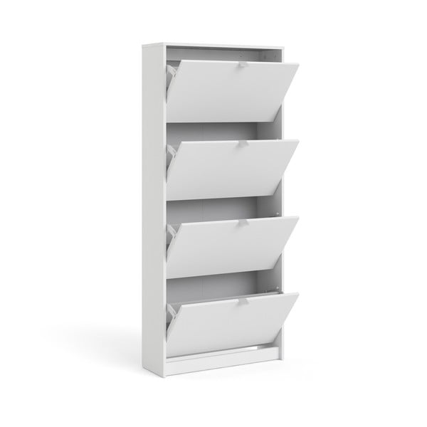 Bela preklopna omarica za čevlje Shoes – Tvilum-image-4