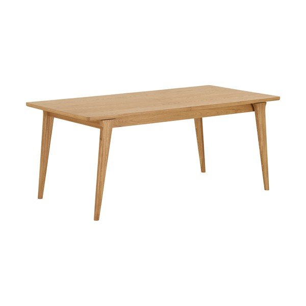 Raztegljiva jedilna miza z dodatno ploščo v hrastovem dekorju 90x180 cm Darwin – House Nordic