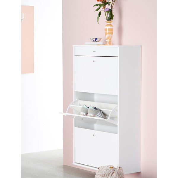 Bela omarica za čevlje Mistral-image-4