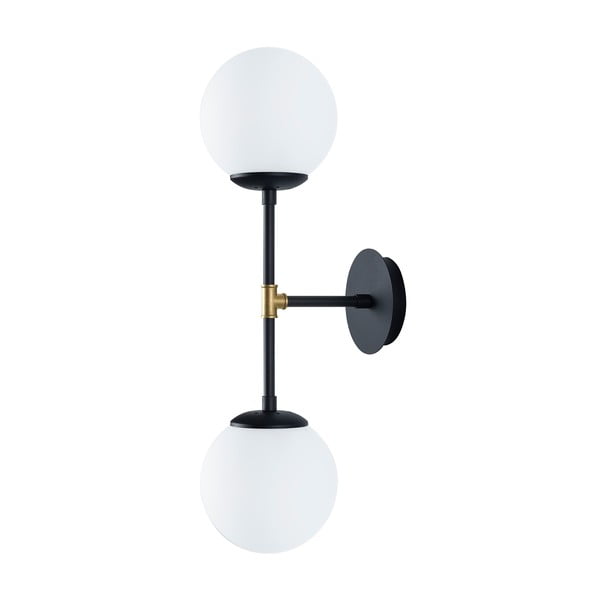 Črna stenska svetilka Squid Lighting Kruva, dolžina 58 cm-image-2