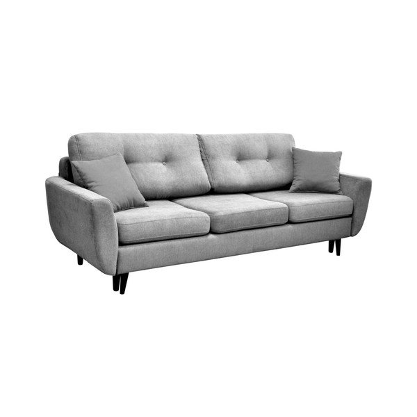 Siva trisedežna zofa s črnimi nogami Mazzini Sofas Jasmin-image-3