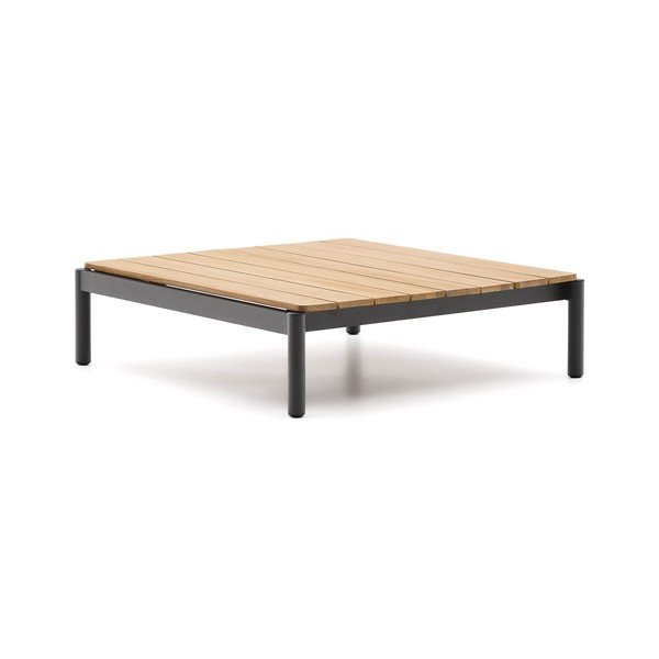 Vrtna klubska mizica iz masivnega tika 89x91 cm Sorells – Kave Home