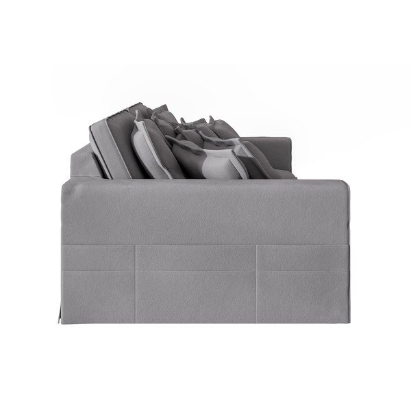 Svetlo siva sedežna garnitura 236 cm Nora – Ropez-image-4