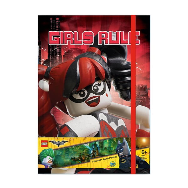 Zvezek LEGO® Batman Batgirl Harley Quinn