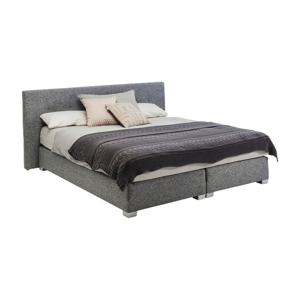 Siva postelja z ležiščem Bonell Kare Design 5Star Lux, 160 x 200 cm