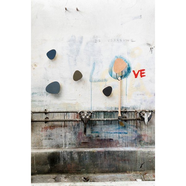 Moder jeklen stenski obešalnik Dot S Nupo – LIND DNA-image-1