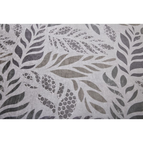 Siva enojna posteljnina iz mikropliša 140x200 cm Judith – My House-image-4