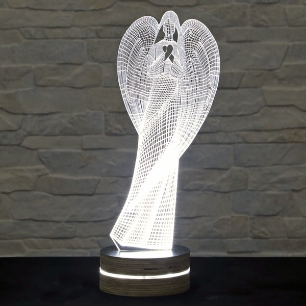 3D namizna svetilka Angel
