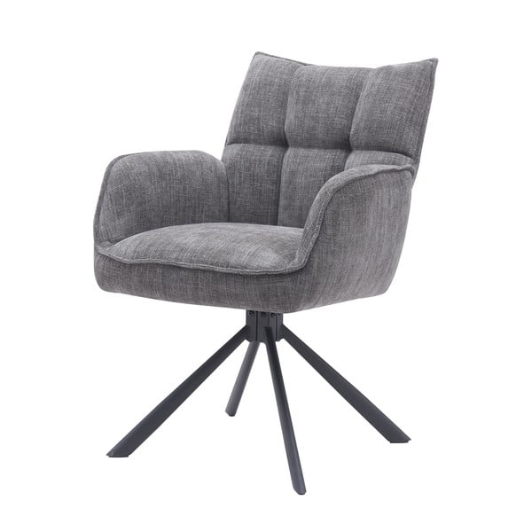 Sivi oblazinjeni jedilni stoli v kompletu 2 ks Marilla – Unique Furniture