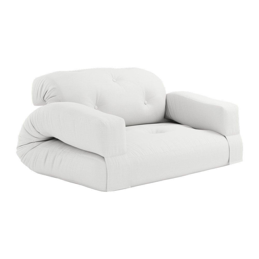 Bela zunanja raztegljiva zofa Karup Design OUT™ Hippo White