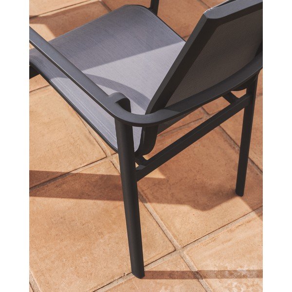 Siv vrtni stol Canea – Kave Home-image-2