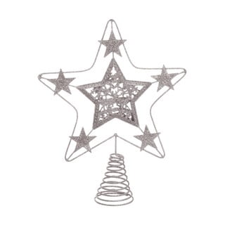 Božična zvezda v srebrni barvi Unimasa Terminal, ø 18 cm