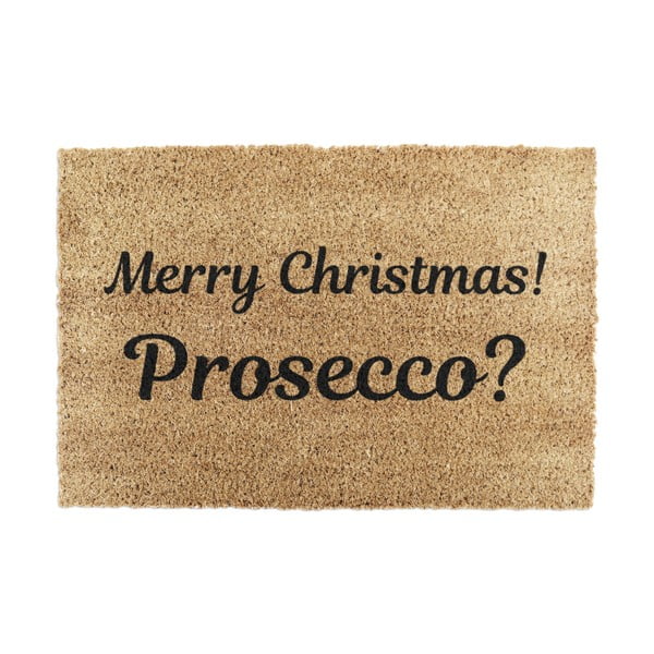 Predpražnik z božičnim motivom iz kokosovih vlaken 40x60 cm Merry Prosecco – Artsy Doormats