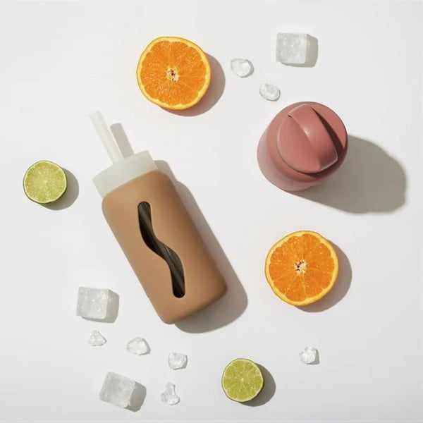 Bež steklenica za vodo za na pot 500 ml Milk Coffee – Muuki-image-1