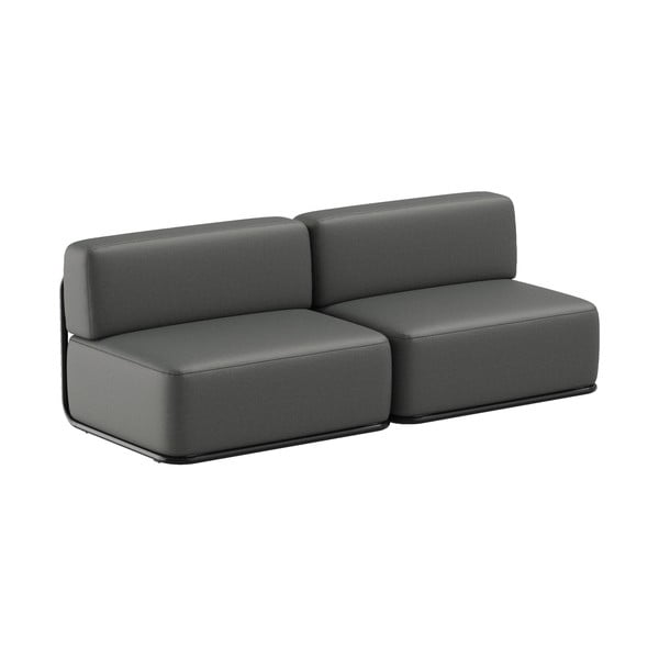 Temno siv vrtni modularni kavč 204 cm Straw – Sit Sit