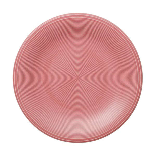 Roza porcelanast krožnik za solato Like, Villeroy & Boch Group, 21,5 cm