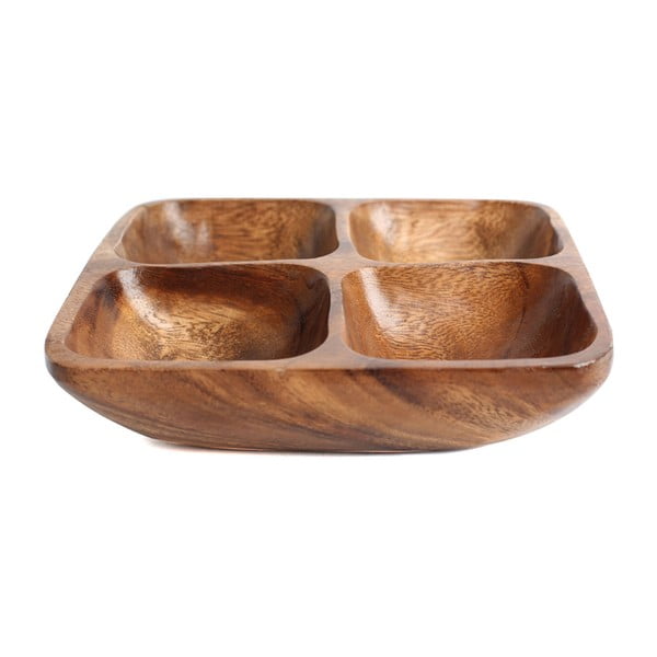 Rjava lesena servirna posoda Kora – Premier Housewares-image-1