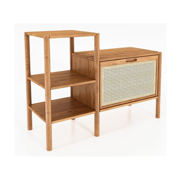 Regal iz masivnega hrasta 115x86 cm Pola – The Beds-image-2