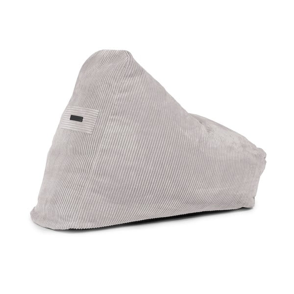 Temno siva vreča za sedenje iz rebrastega žameta Snug 100 – SLOWDOWN-image-3