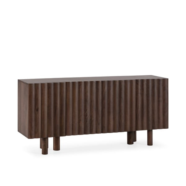 Rjava komoda iz masivnega manga 160x80x40 cm Tamira – MOME-image-4