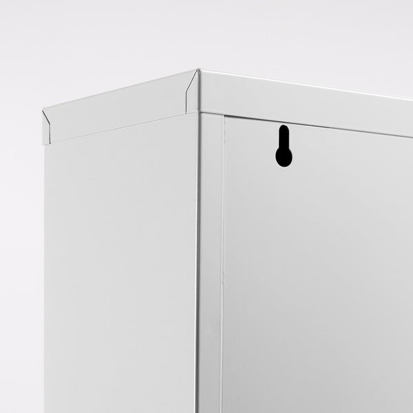 Bela kovinska preklopna omarica za čevlje 50x103x15 cm Ode – Kave Home-image-4