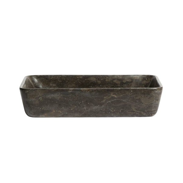Siv kamnit umivalnik 55x35 cm Darnen – Kave Home