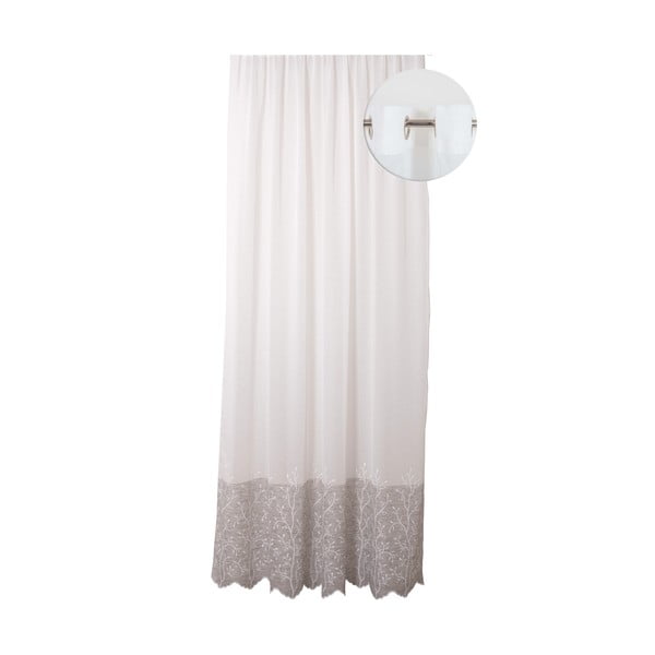 Bež prosojna zavesa 140x260 cm Vida – Mendola Fabrics