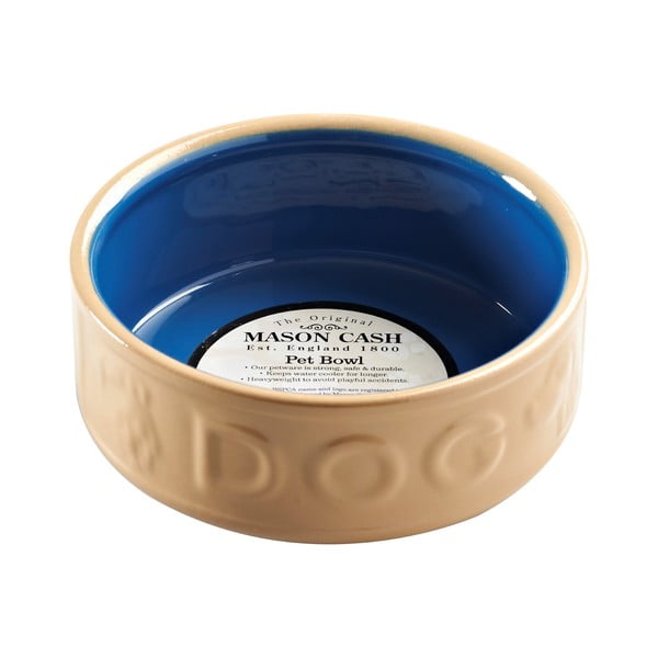 Lončena posoda za pse Mason Cash Blue Cane, ø 18 cm-image-1