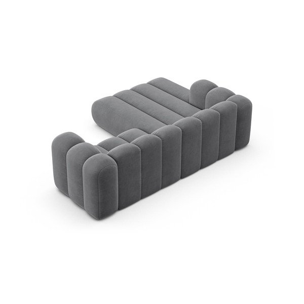 Svetlo siva kotna sedežna garnitura (levi kot) Lupine – Micadoni Home-image-3