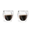 Skodelice v kompletu za kapučino z dvojno steno 2 ks 250 ml Cristallo – Vialli Design
