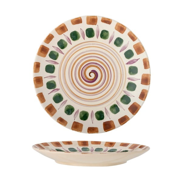 Zelen/rjav lončen krožnik ø 27 cm Shama – Bloomingville-image-3