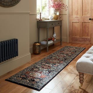 Temno moder tekač 66x300 cm Gillingham – Flair Rugs