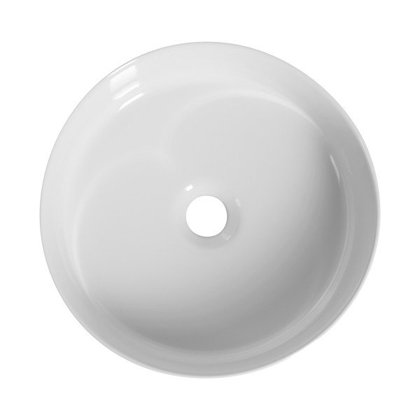 Bel keramičen okrogel umivalnik ø 36 cm Ion – Sapho-image-1
