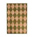 Ročno tkana preproga iz mešanice jute v zeleni in naravni barvi 160x230 cm Effie Diamond – Flair Rugs