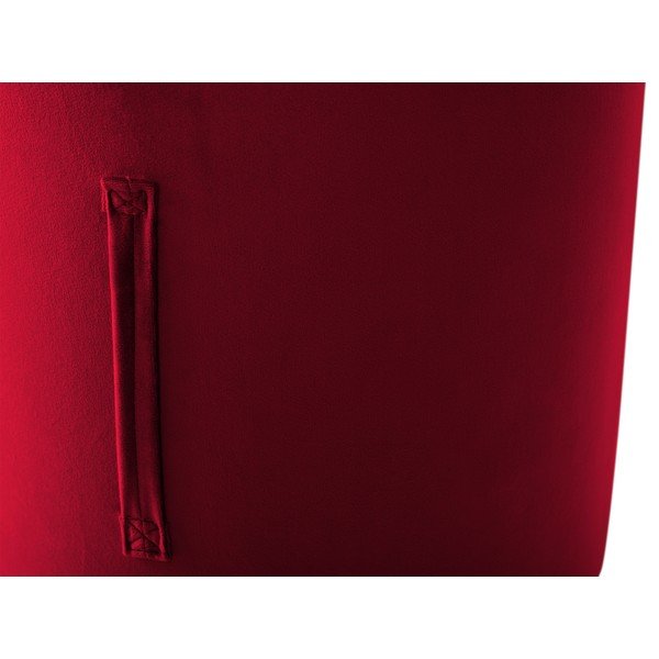 Rdeč puf Mazzini Sofas Fiore, ⌀ 40 cm-image-3