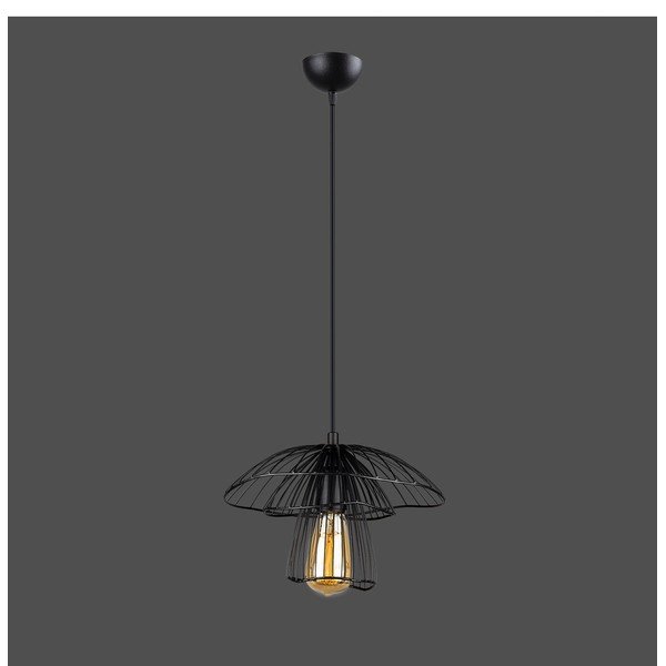Črna obesna svetilka Squid Lighting Root, višina 117 cm-image-1