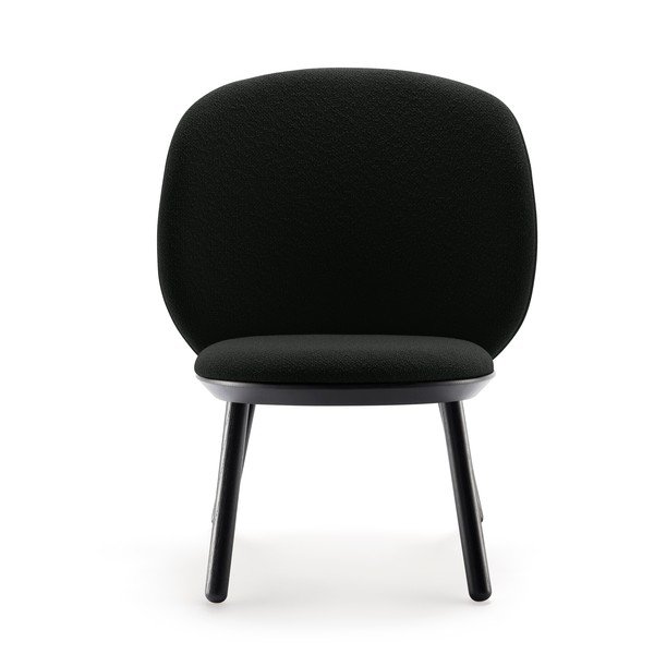 Črn volnen fotelj EMKO Naïve-image-4