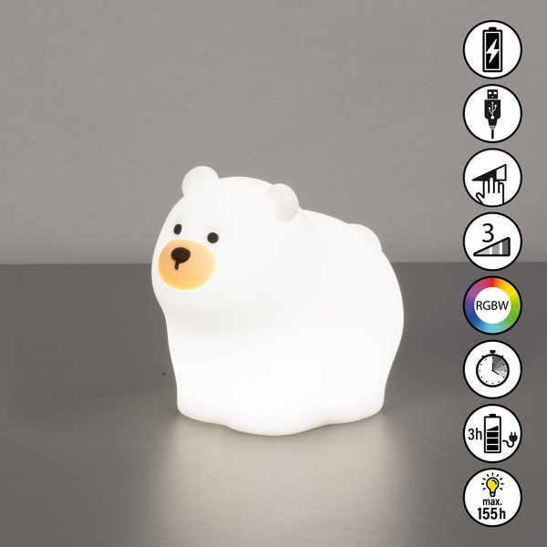 Kremno bela otroška lučka Knut – Fischer & Honsel-image-3