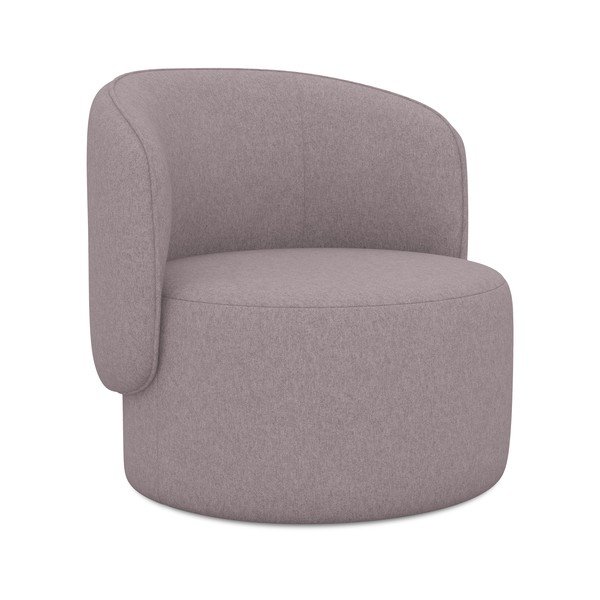 Svetlo vijoličen fotelj Ipo – Makamii