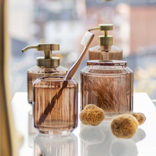 Rjav steklen lonček za zobne ščetke Vision – Mette Ditmer Denmark-image-3