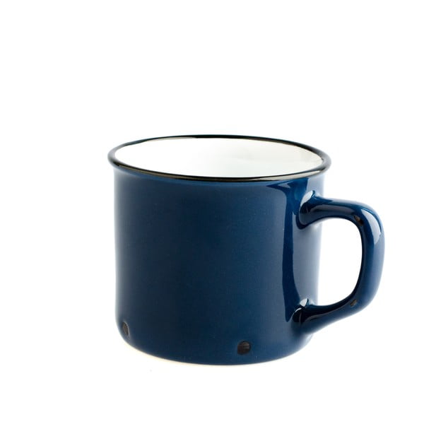 Temno modra keramična skodelica Dakls Story Time Over Tea, 230 ml