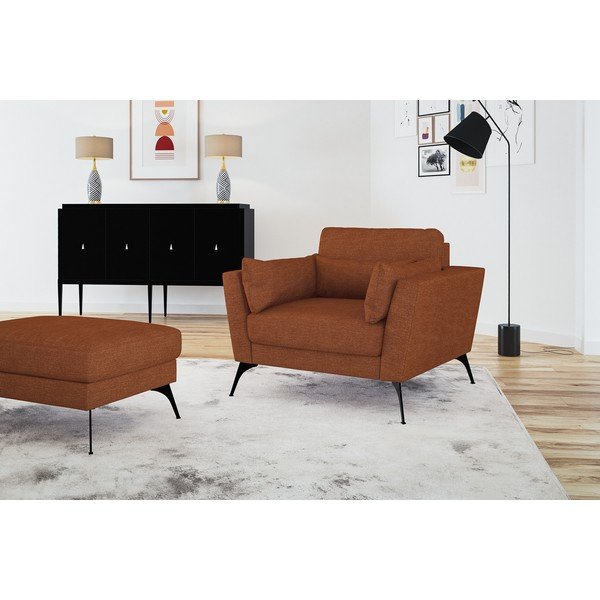 Oranžen tabure Marie Claire Home Susan-image-4